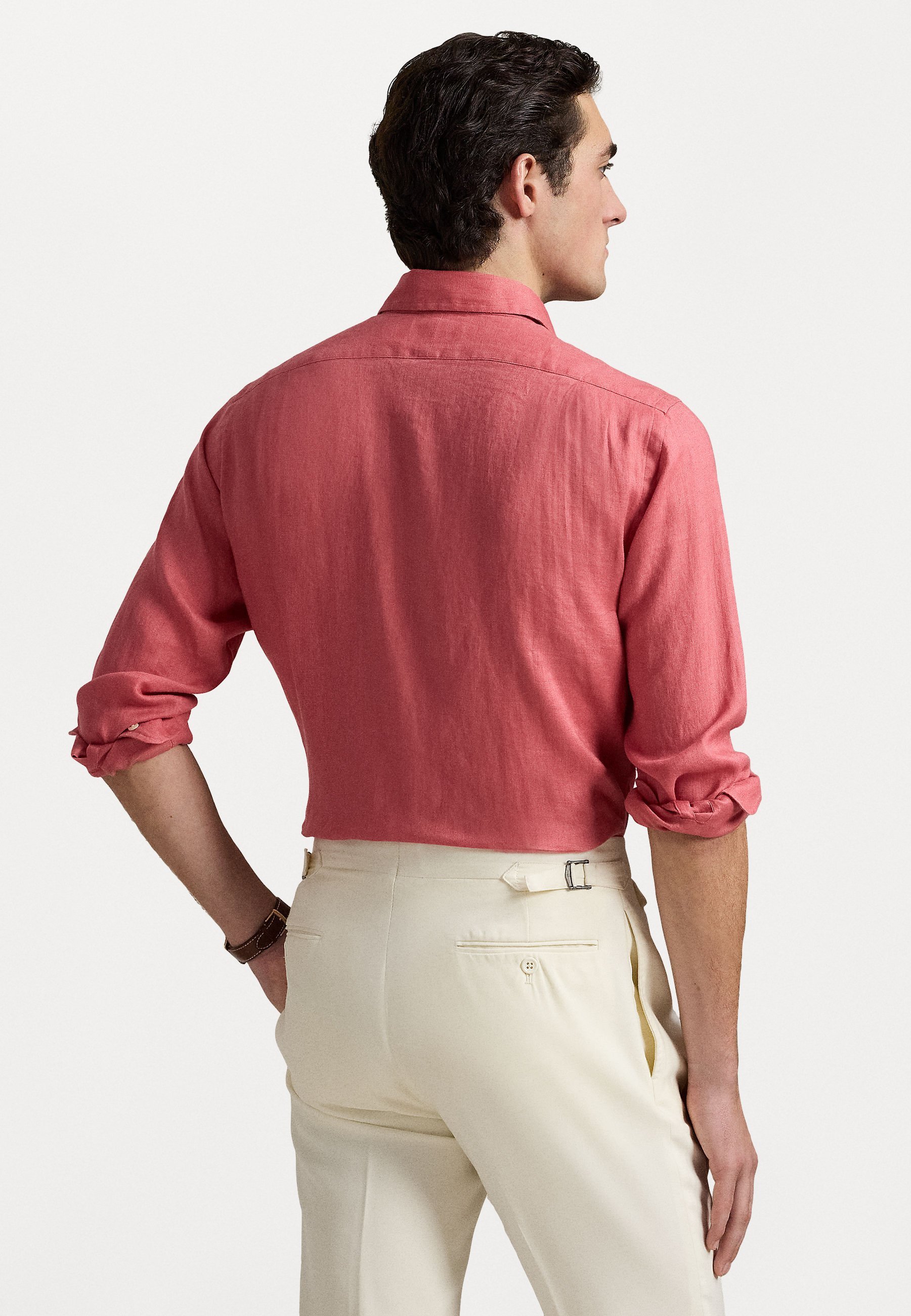 Polo Ralph Lauren SLIM FIT LEINENHEMD - Hemd - Adirondack Berry