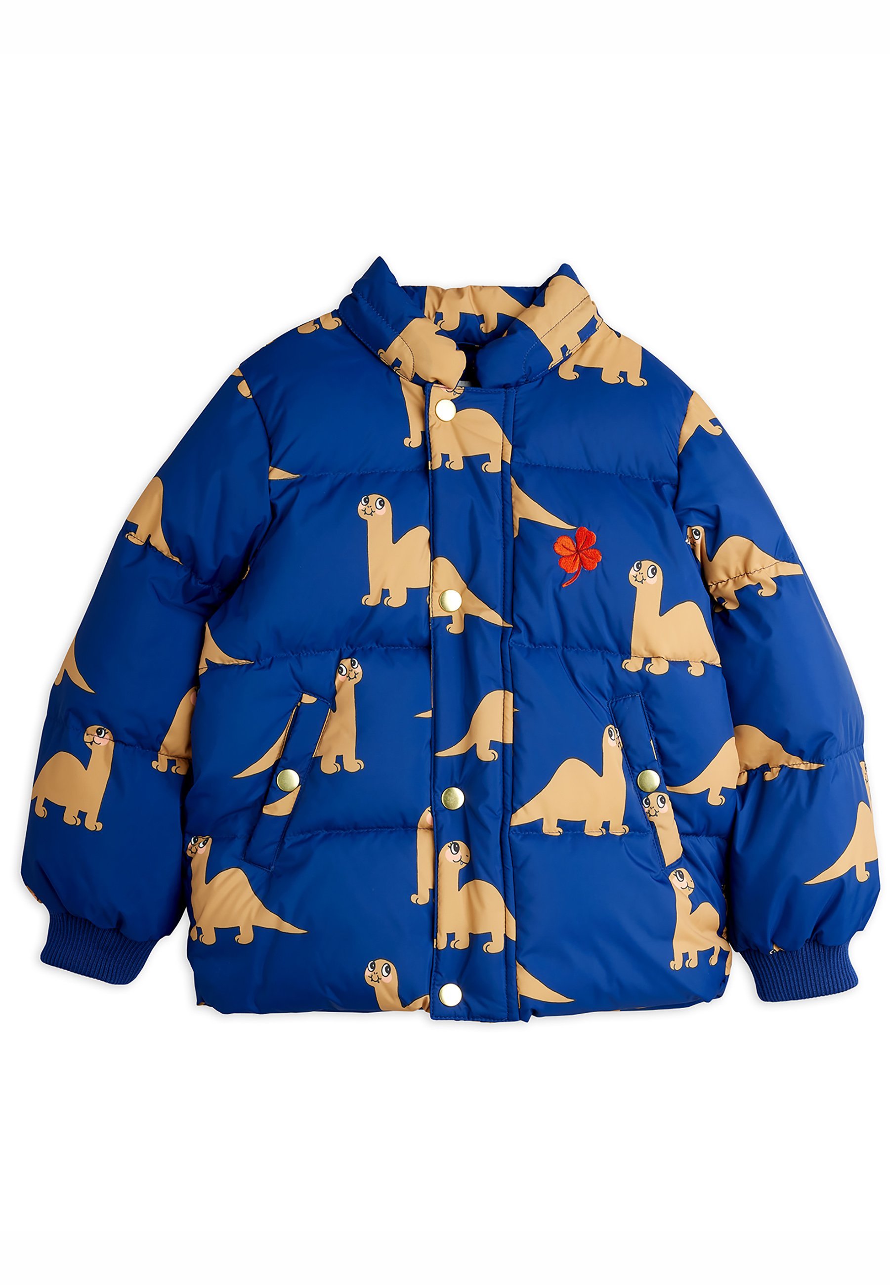 MINI RODINI HOODED PUFFER UNISEX - Zimní bunda - blue