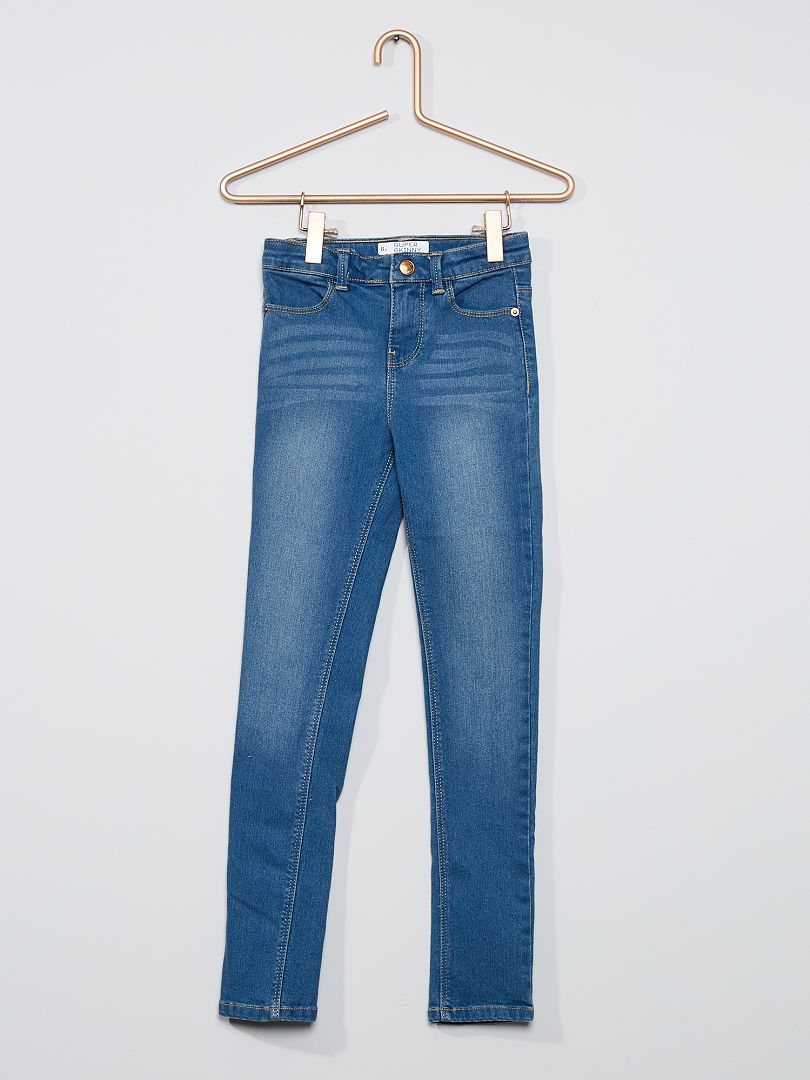 Calça jeans super skinny - Corte mais justo - AZUL
