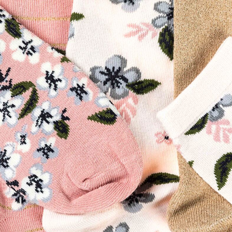 Chaussettes et collants Femme Rose