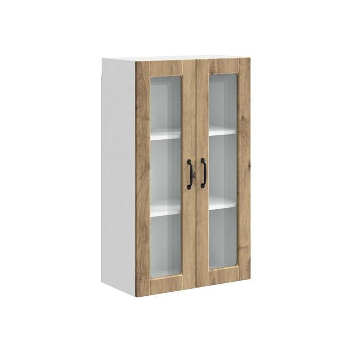 Armoire de cuisine murale - vidaXL - Chêne artisanal - 60x31x100 cm - Bois d'ingénierie - 3 étagères