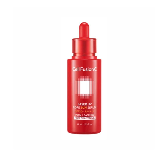 Cell Fusion C Laser UV Pore Sun Serum ochronne serum wygładzające i zwężające pory SPF50  PA     40 ml