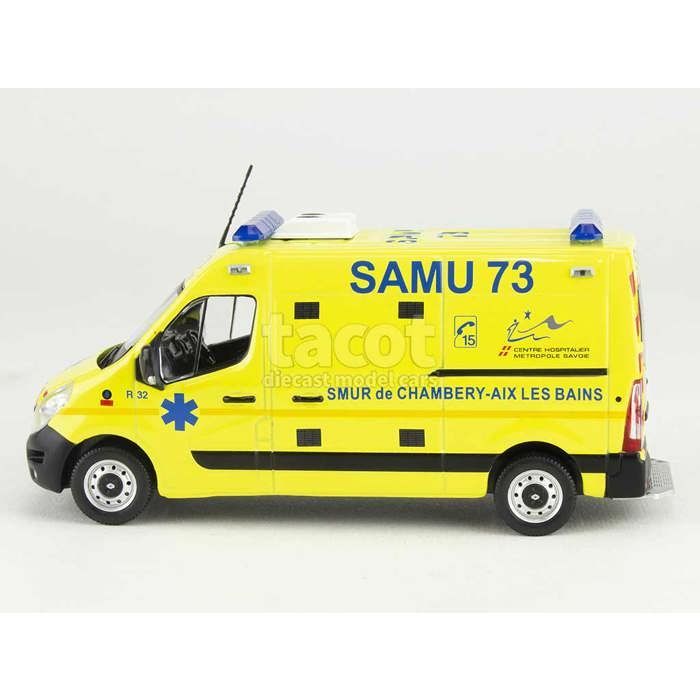 Modellino da collezione - NOREV - Renault Master III Ambulanza SAMU 73 2014 - Scala 1/43 - Metallo assemblato