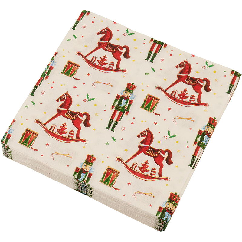 Vie Eco Servetter 20-pack 33x33 cm, julmotiv