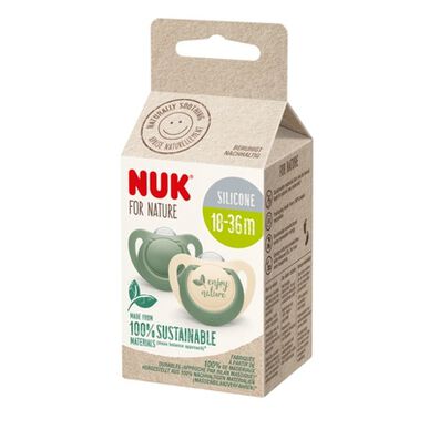 Nuk For Nature Green cumlíky 18M 2 kusy 2 kusy