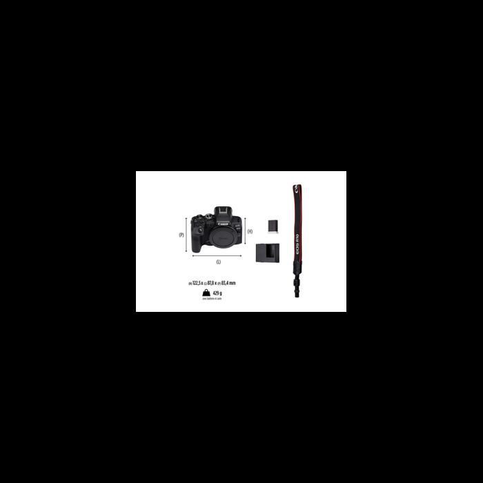 CANON EOS R10 -hybridikamera - 24,2 megapikselin APS-C-kenno - 4K-video - 3 vuoden takuu