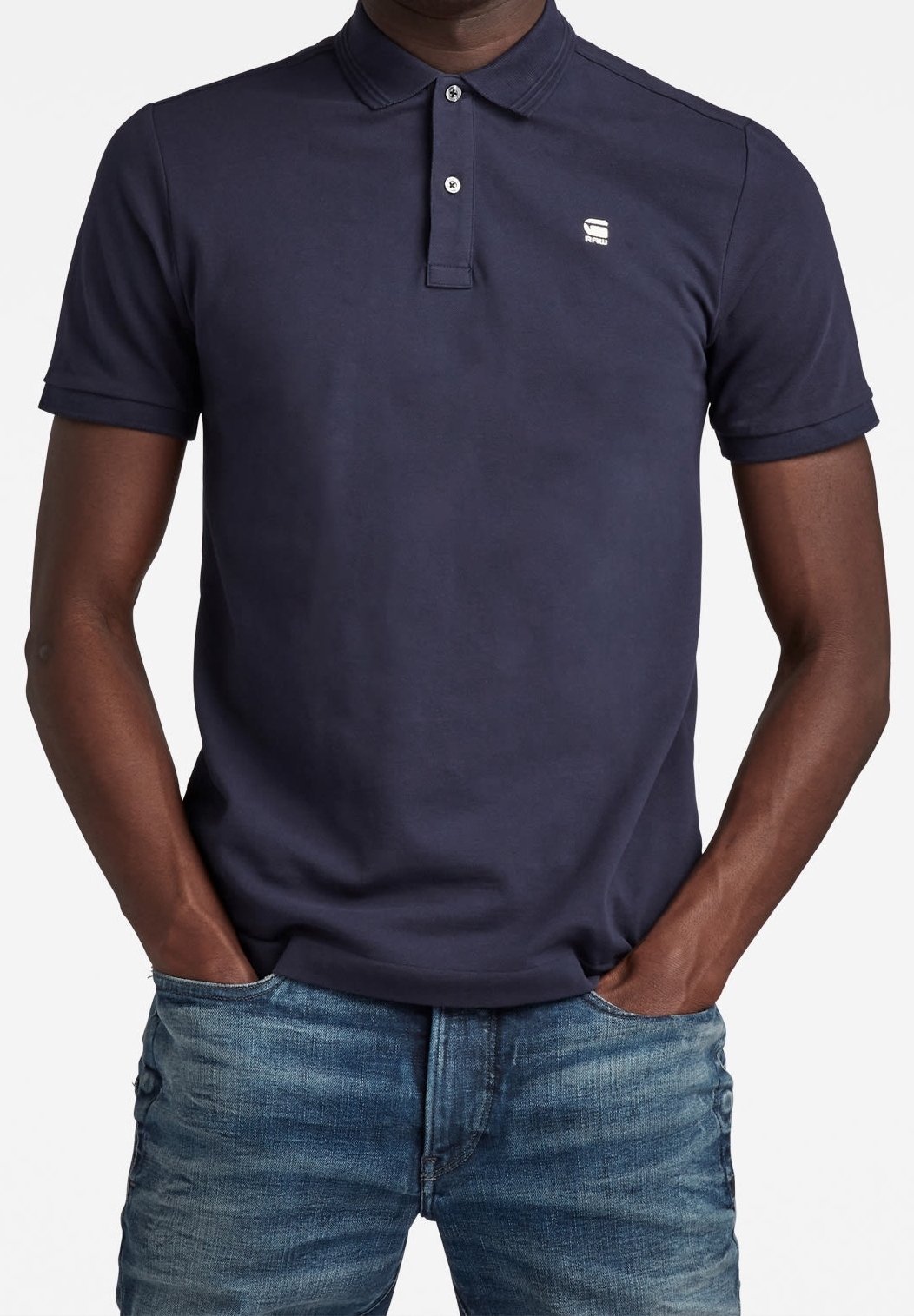 G-STAR poloshirt - donkerblauw