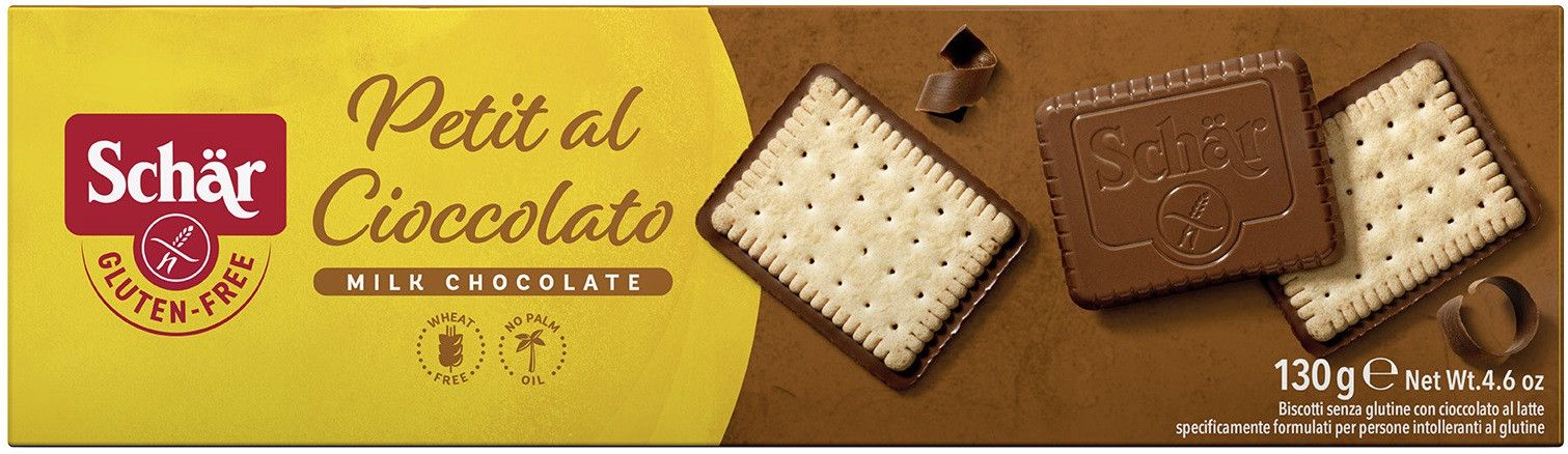 Petit al Cioccolato mliječni čokoladni kolačići bez glutena Celijakija / bez glutena