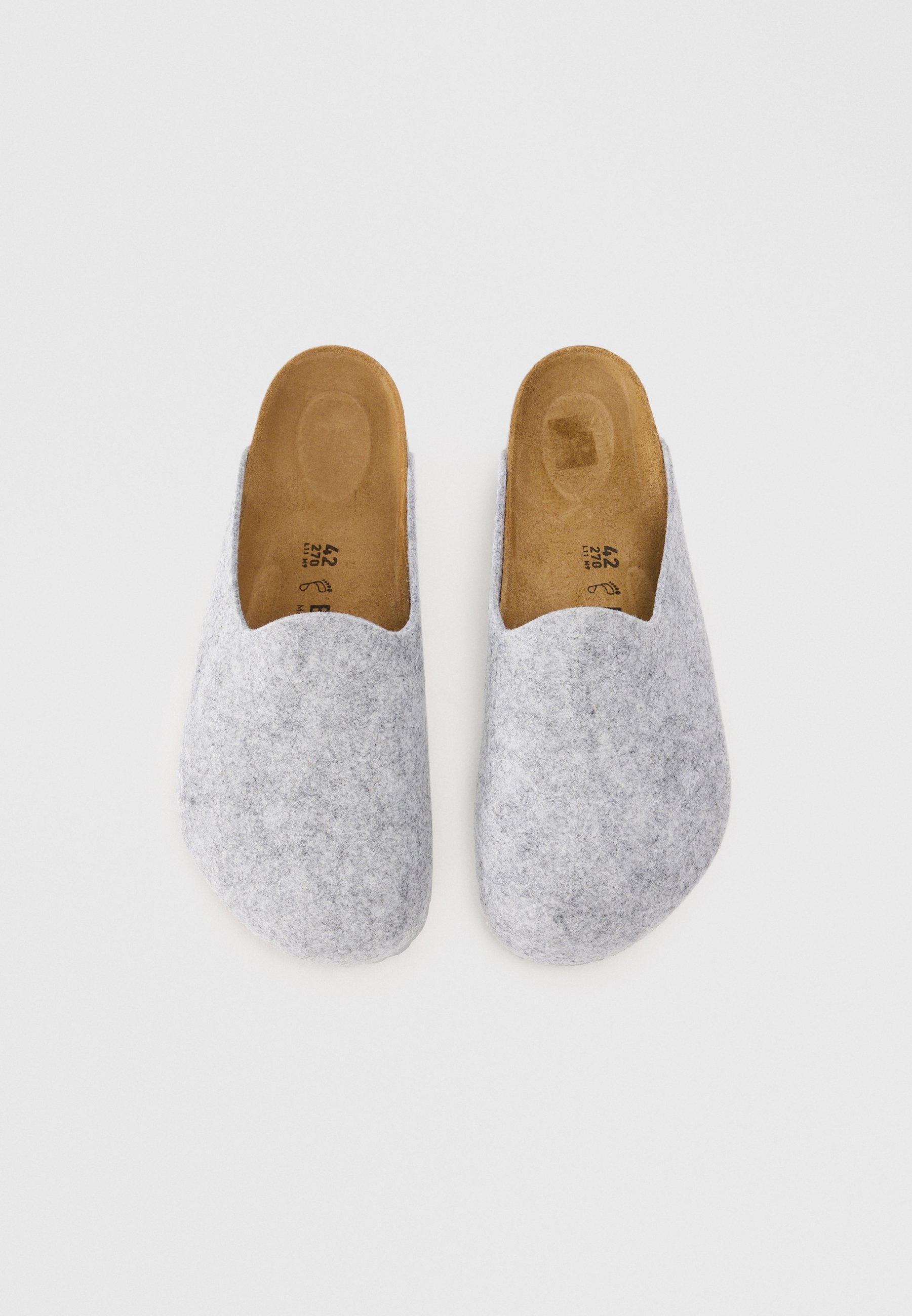Birkenstock AMSTERDAM UNISEX - Pantoletten - hellgrau