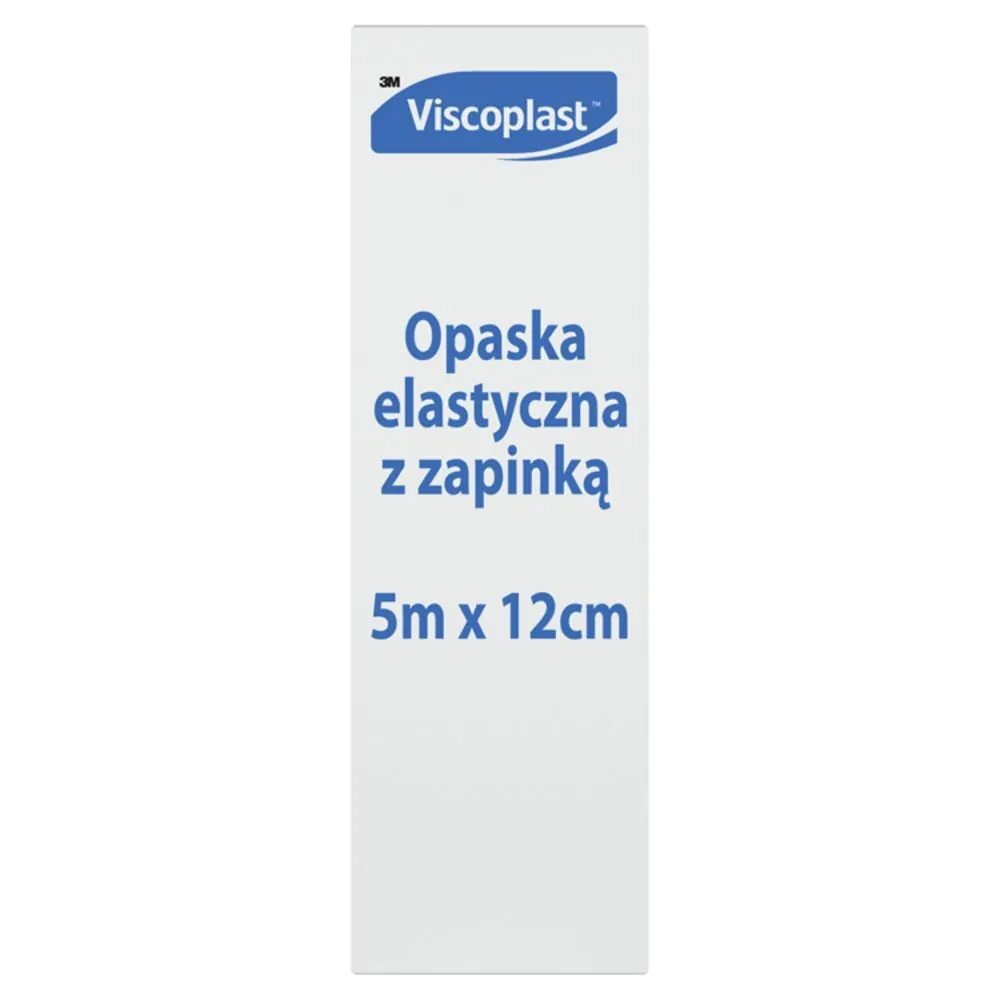 Viscoplast, Opaska elastyczna z zapinką, 5x0,12m