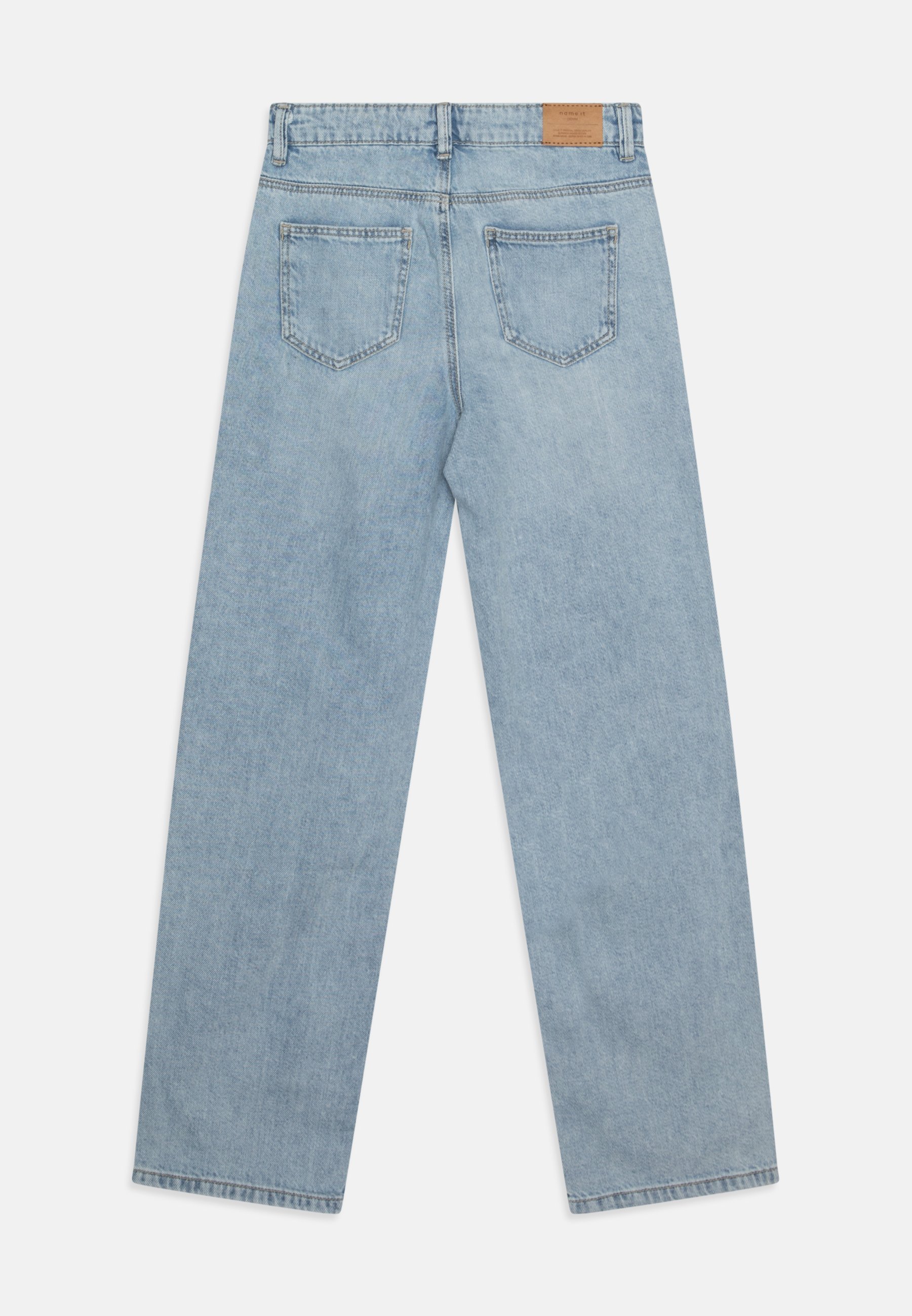 Nazwij to NKFROSE - Jeansy z prostą nogawką - jasnoniebieski wybielony denim