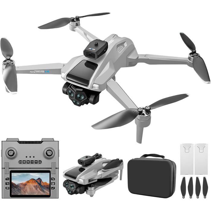 Drone GPS avec caméra - ZVVN - Caméra 1080P - Écran télécommande 4,5