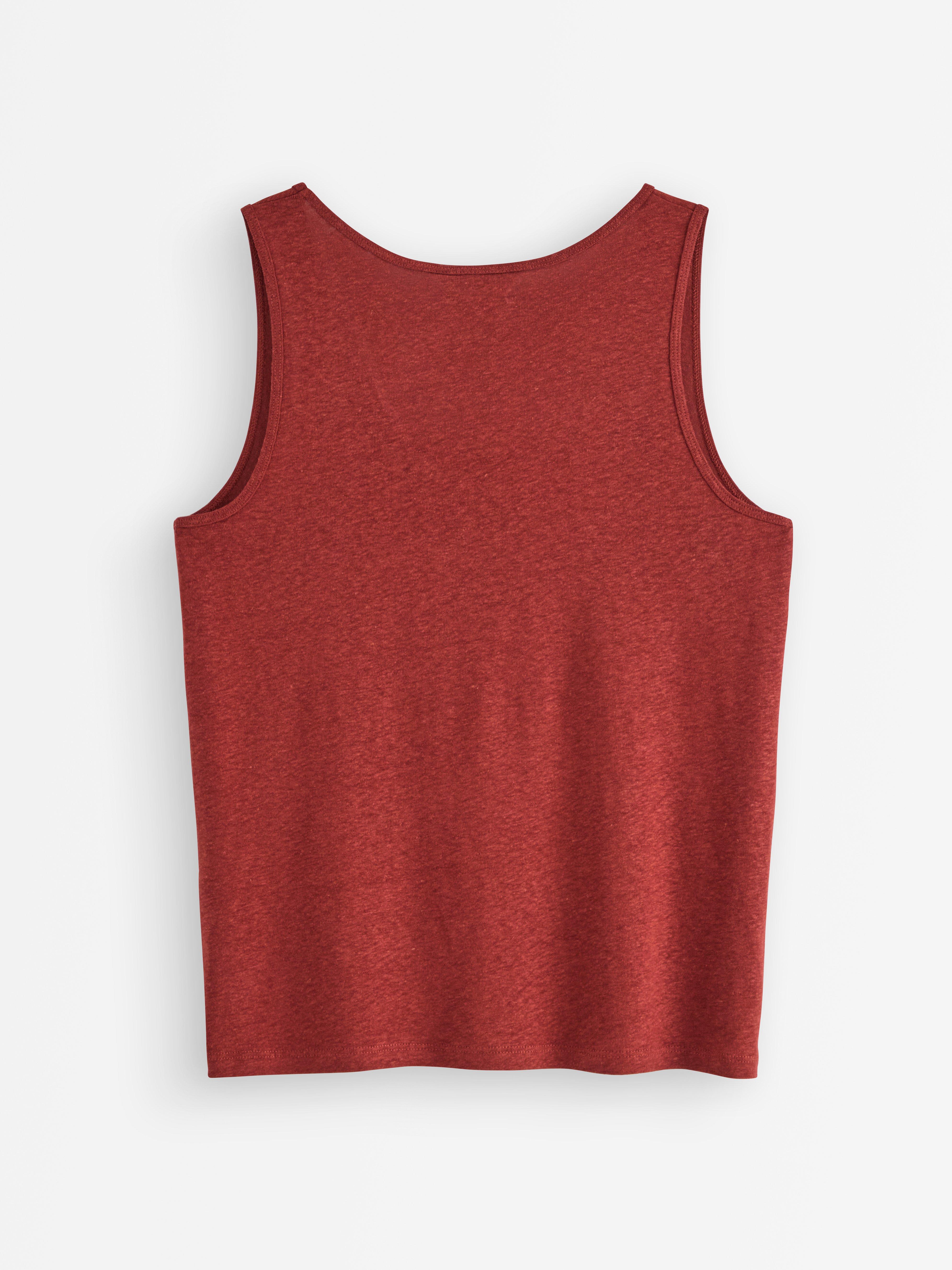 Lin i linblanding Dusty Red