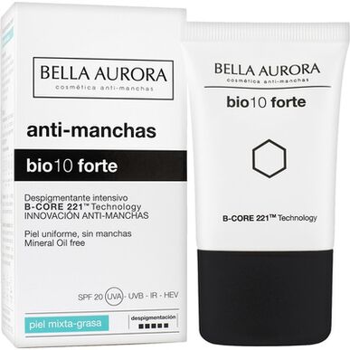 Bella Aurora Anti-Dark Fläck Bio10 Stark Depigmenterande Ansiktskräm Intensiv Anti-Mörka Fläckar För Fet Hud 20 ml 20 ml