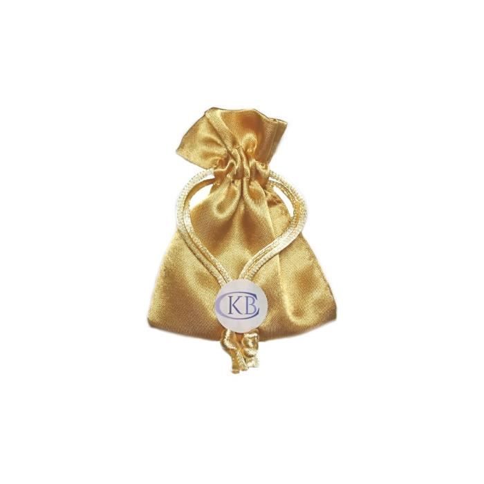 KBC - Pendientes colgantes chapados en oro de 32 x 17 mm