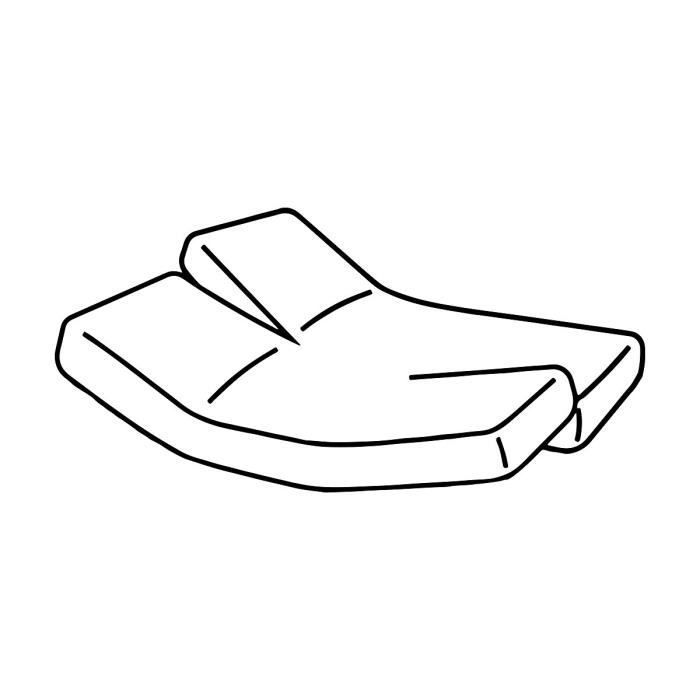 Protetor de colchão impermeável para cama de solteiro com bolsos de 30 cm de profundidade, 2 x 70 x 190 cm