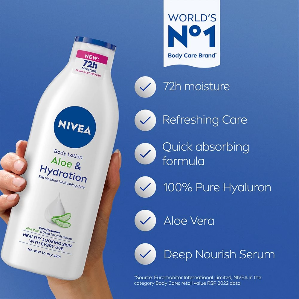 Loțiune de corp cu aloe vera și hidratare 250 ml - NIVEA