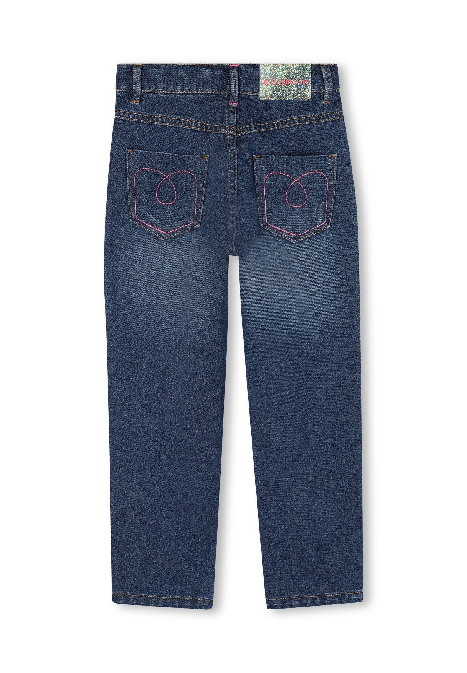 Jeans Billieblush a gamba dritta - denim blu indaco