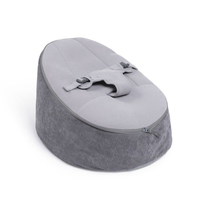 doomoo Seat'N Grow Baby Bouncer - Converts into a Child's Beanbag - From birth up to 25kg, Grey