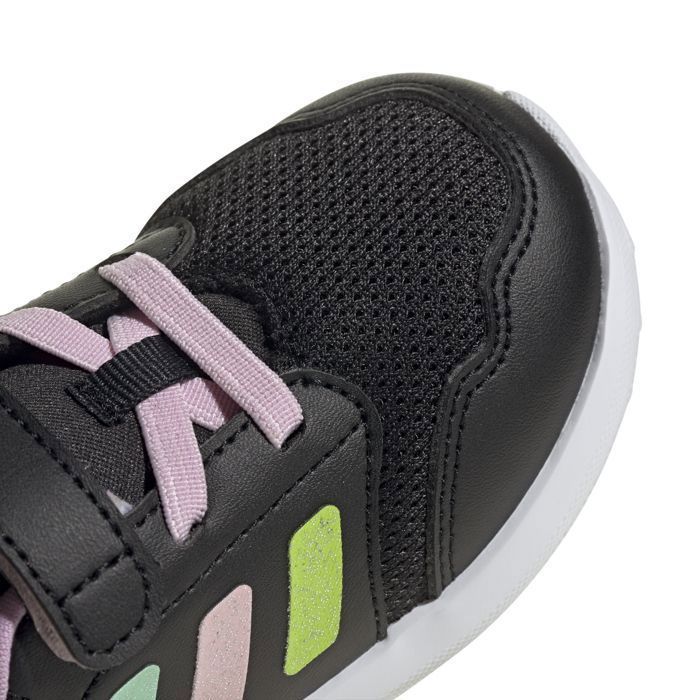 Zapatillas Adidas Tensaur Run 3.0 El I para bebés y niños pequeños, color negro (IH1047)