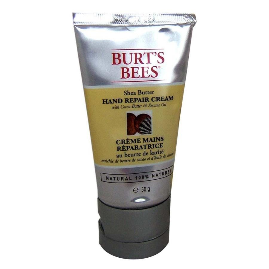 Burt's Bees roku krēms ar šī sviestu un atjaunojošu roku krēmu, kakao sviestu un sezama eļļu - 50 g