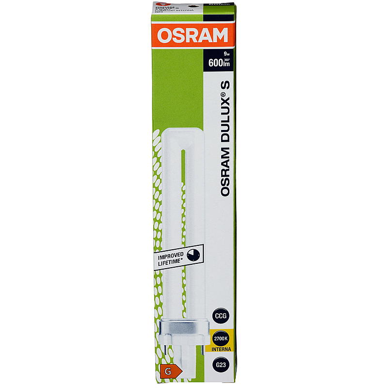 Osram rørpære 600 lm G23