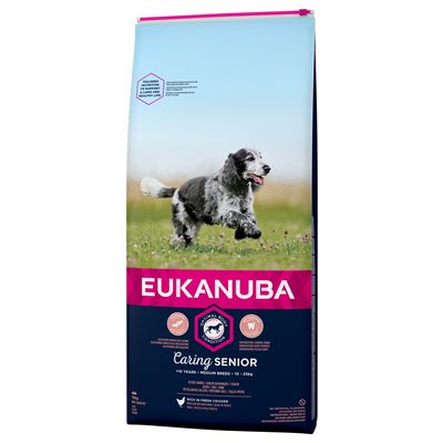 Eukanuba Caring Senior Medium Breed - Huhn