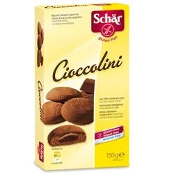 SCHAN Schar Cioccolini glutenvrije koekjes gevuld met cacaocrème 150 g