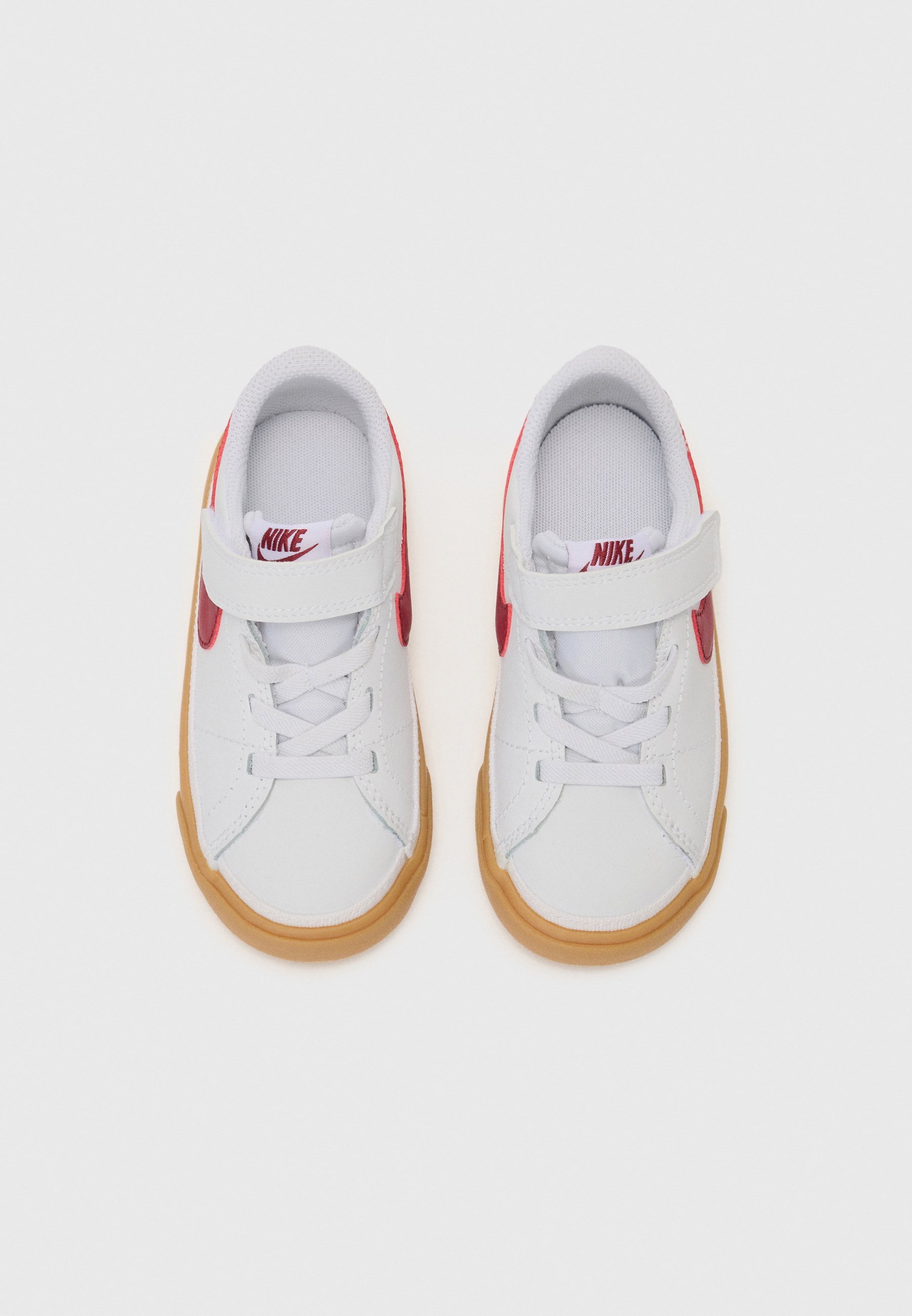 Nike Sportswear COURT LEGACY — Kedas — baltā/sarkanā/dzeltenā krāsā