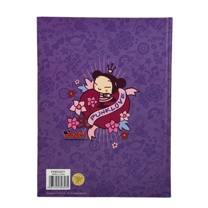 Anteckningsbok - Skola - 17 x 22 cm - Pucca - Rosa eller Lila - 1 sida per dag