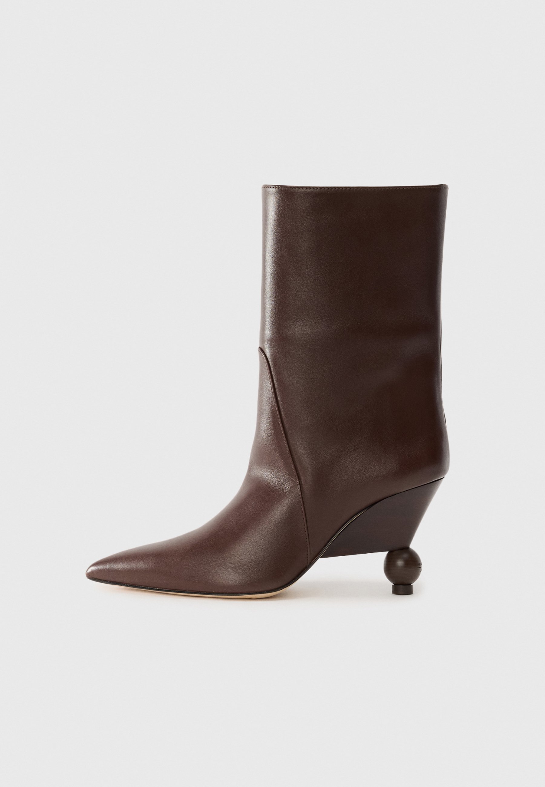 WEEKEND MaxMara ROLLIO - Enkellaarsjes met hoge hak - marrone scuro