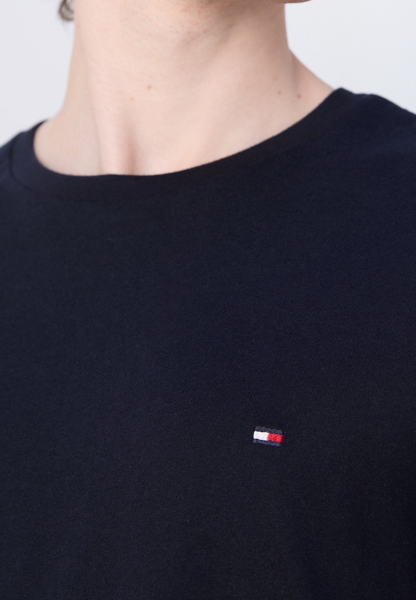Tommy Hilfiger T-shirt met print - donkerblauw