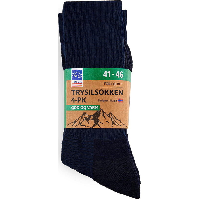 Trysil Calzini Trysil confezione da 4 taglia 41/45 blu scuro