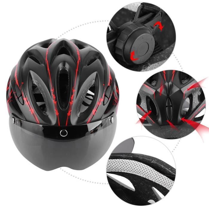 Casque de sécurité - LIA - Rose - Adulte - Vélo sur route