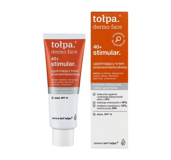Tołpa Dermo Face 40  Stimular ujędrniający krem przeciwzmarszczkowy na dzień SPF 15 40ml