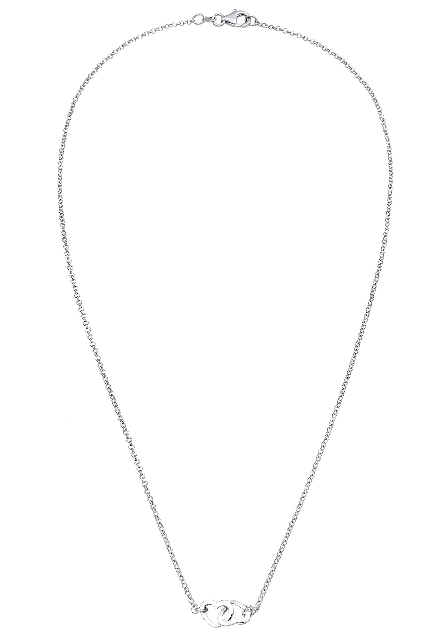Elli Femme Coeur L'Amour Connecter - (925/1000) Argent