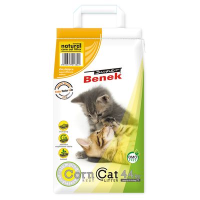 Super Benek Corn Cat Natural Clumping Litter