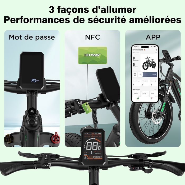 HITWAY Vélo Électrique 26