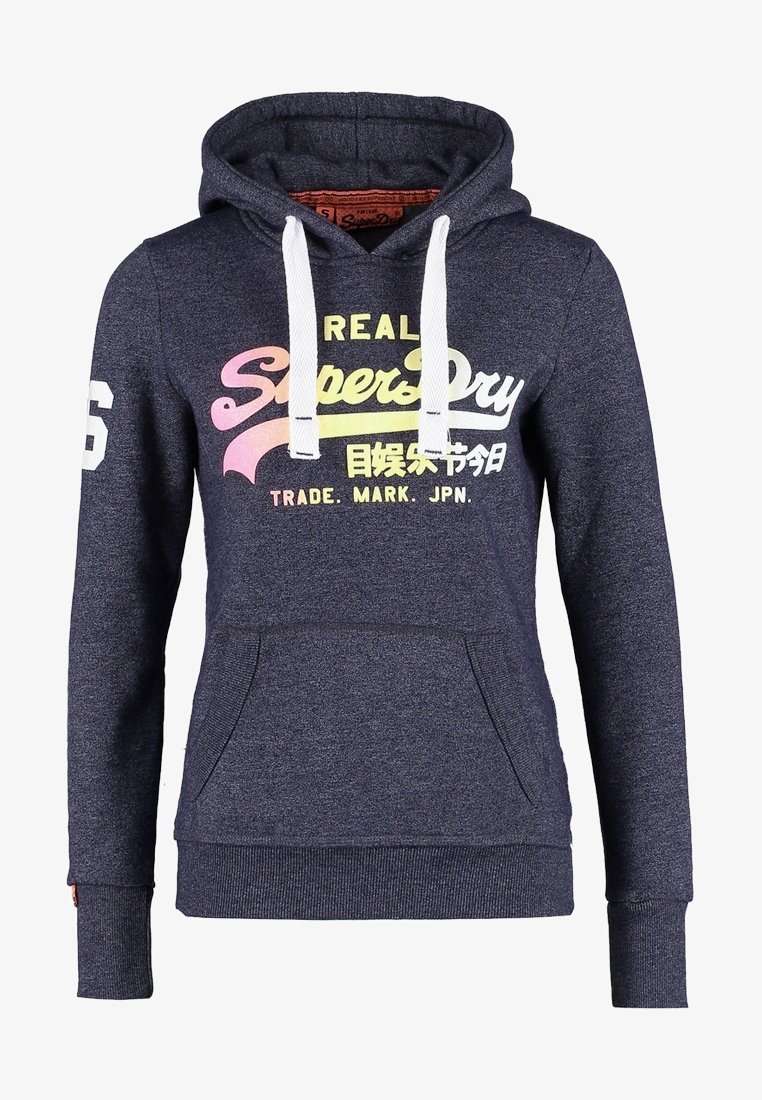 Sweat à capuche Superdry & Co - bleu foncé