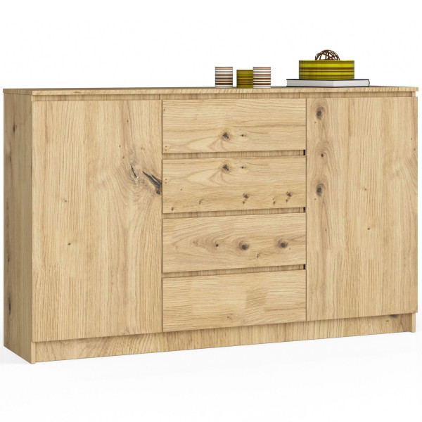 Komoda AKORD K160 Dąb Artisan 160 cm mat 160x40x99 cm