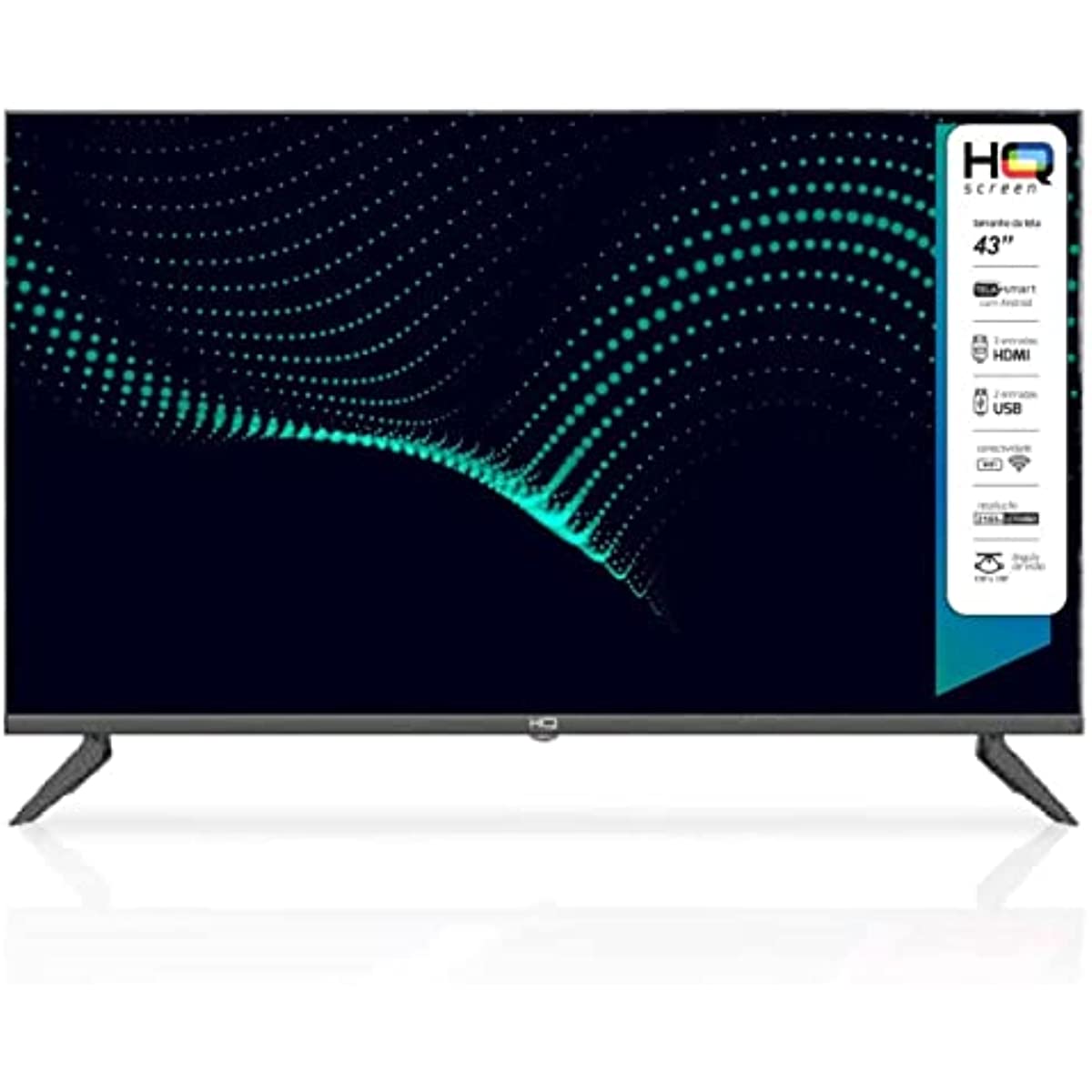 Smart-TV 43' Full HD, HDR, skärmfri TV, Android 11, Slim HQ-design KDE43GR315LN