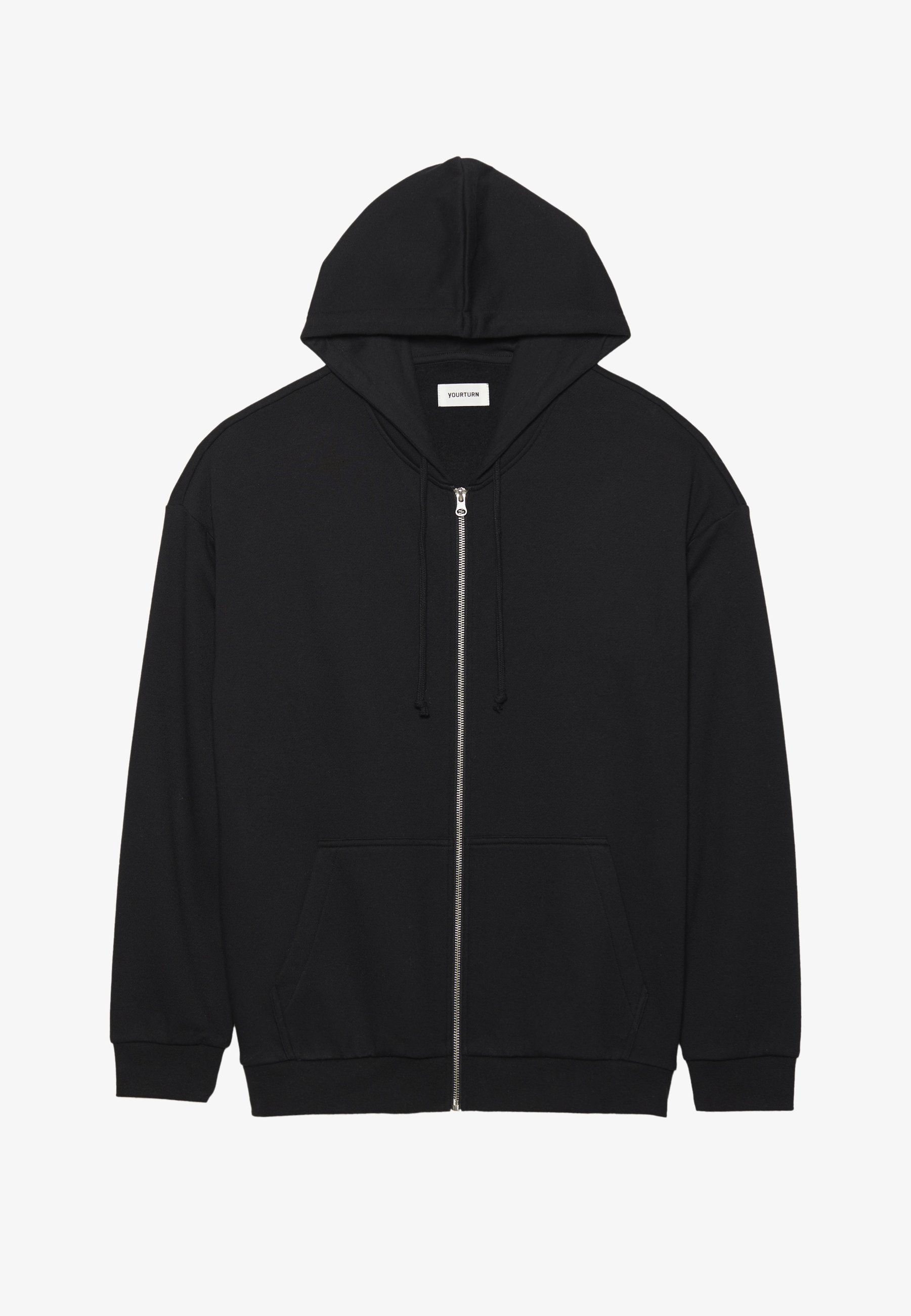YOURTURN UNISEXE - Sweat-shirt zippé - noir