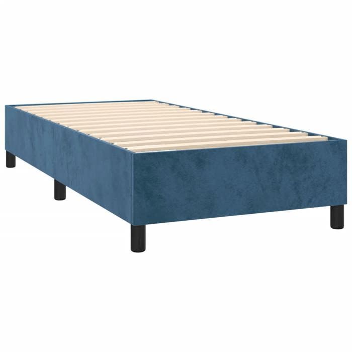 Struttura letto con materasso - Maison Exclusive - Morbido velluto - 90x200 cm - Massimo relax