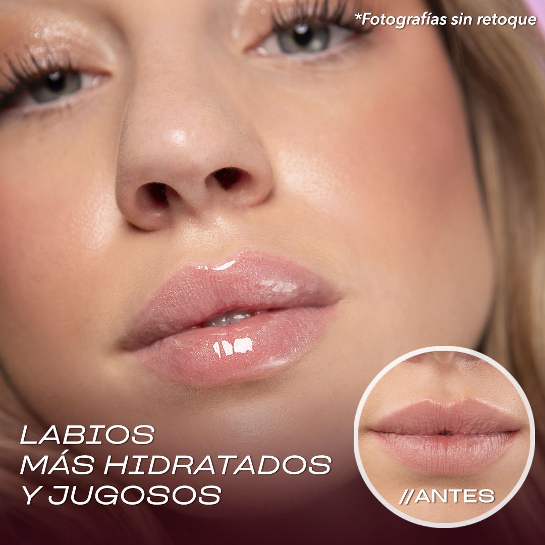 Oh My Lips Glitter lūpu spīdums Cupcake Lūpu spīdums un mirdzums
