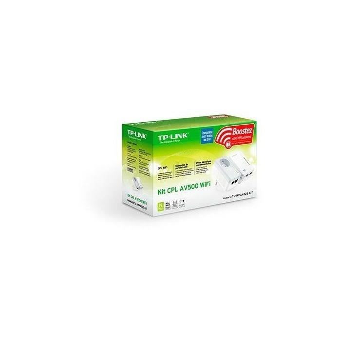 TP-LINK WPA4225KIT - Pont - HomePlug AV (HPAV) - 802.11b/g/n - Branchement mural