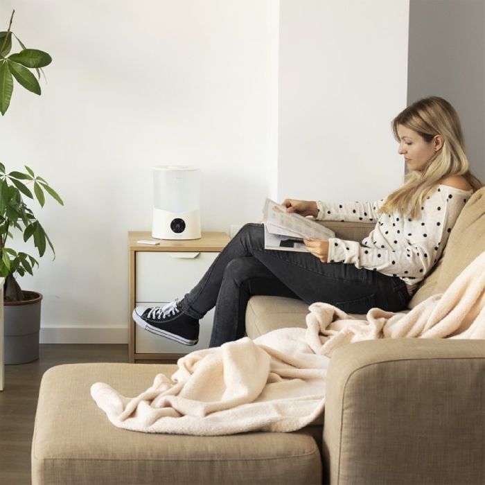 Humidificateur - BREEZECARE - 2600 LIGHT SMART - 3,2 litres - 40 m² - Aromathérapie