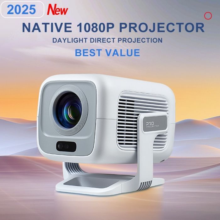 Mini Home Theater Projector - DITONG - X3 PLUS - Native 1080P - 4K Support - WIFI6 - BT5.4 - Android