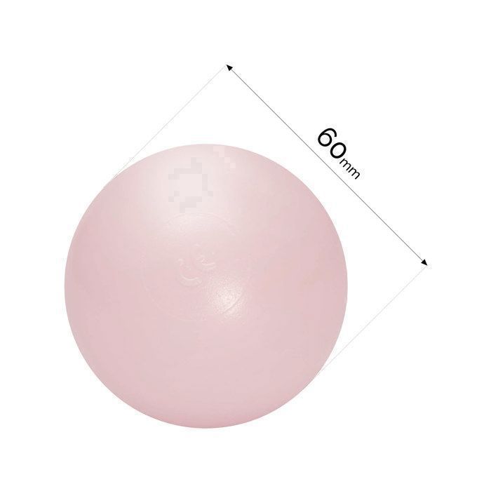 MISIOO Colorful Plastic Ball Pit Balls for Babies and Children, 6 cm, 600 Balls: Pink/Gold/Pearl White