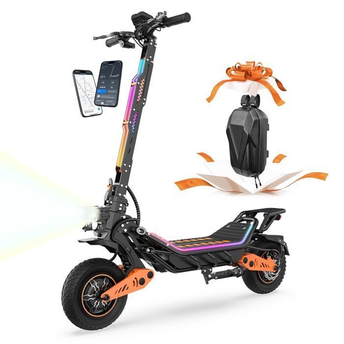 TUNO NT7Ultra Electric Scooter with App, 1500W*2, Max Speed 70km/h, Range 75-85km, 60V23.4Ah, 12-inch Tires, 4 Modes