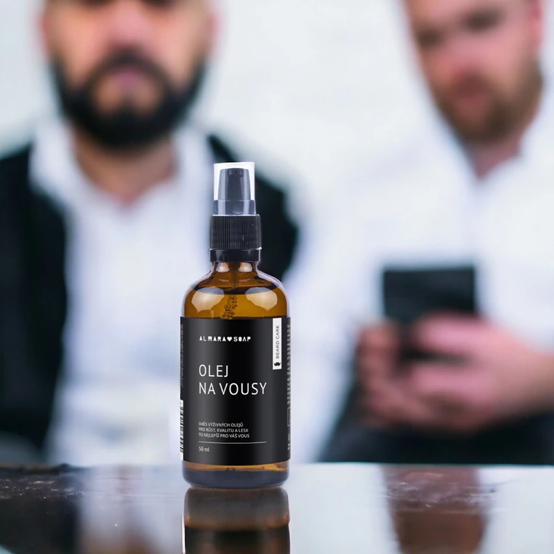 „Almara Soap“ barzdos priežiūros aliejus greitesniam barzdos augimui